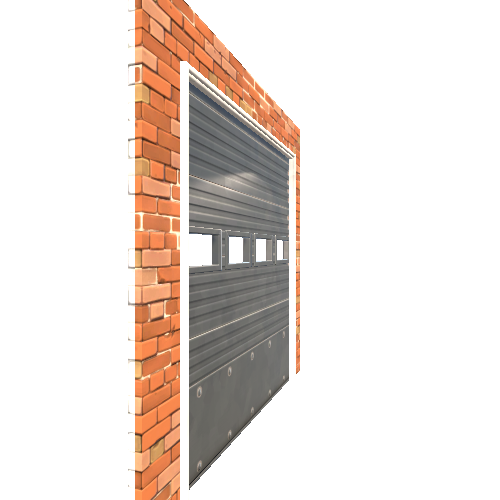 indus_bldg_wall_door_garage Variant 2